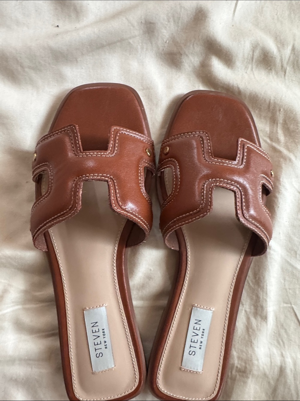 NWOT Steven NewYork H-Strap Slides 7